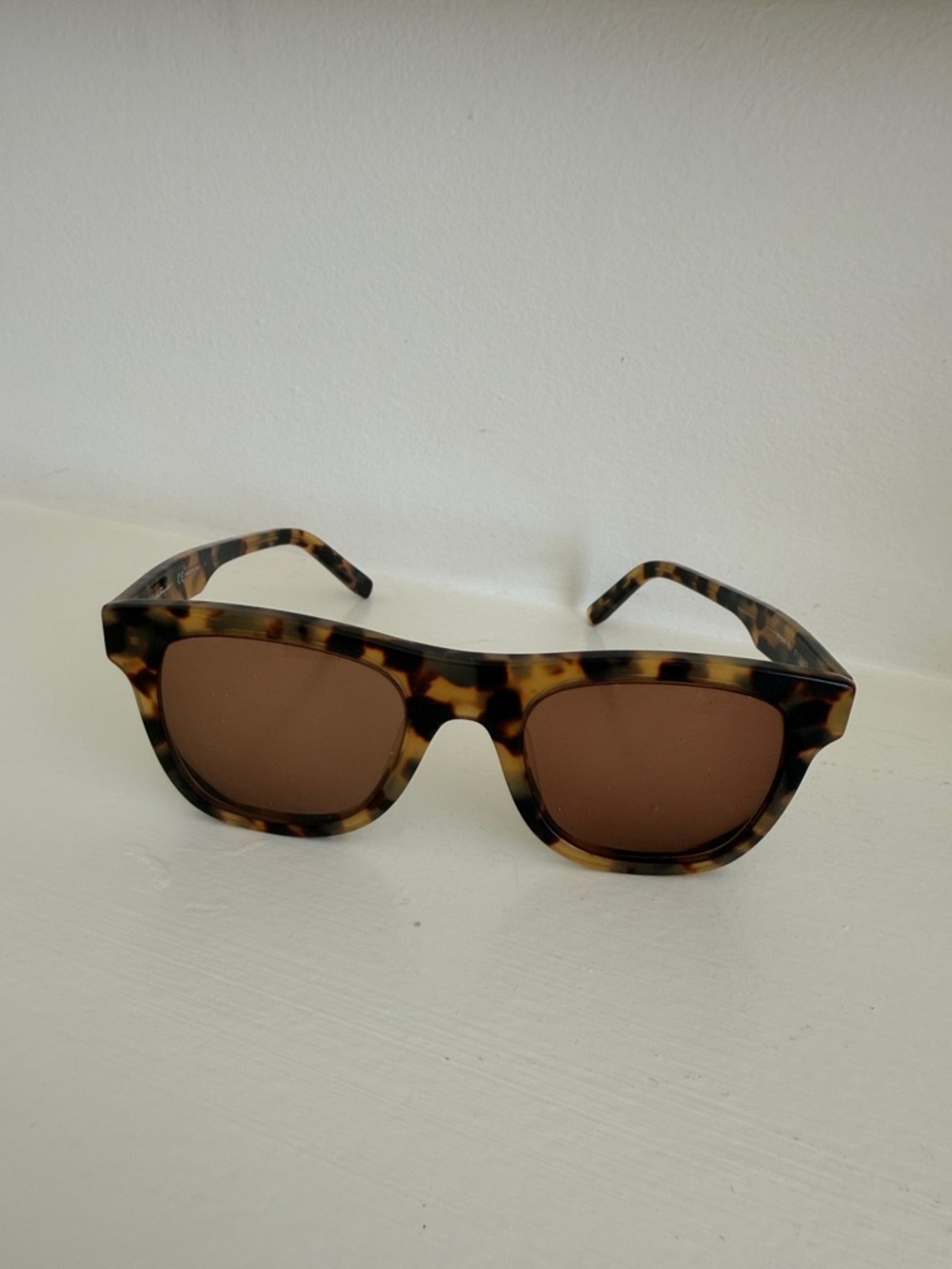 Salvatore Ferragamo Tortoiseshell Sunglasses with Prescription Lenses